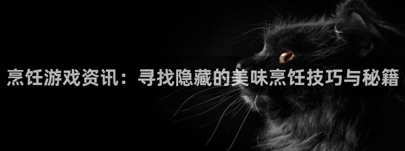 长征娱乐4招商：烹饪游戏资讯：寻找隐藏的美味烹饪技巧与秘籍